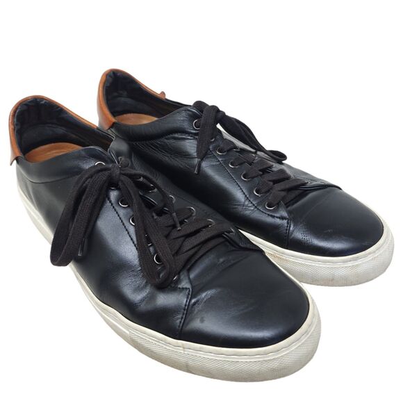Good Man Other - Good Man Brand Mens Sneakers Legend Black Leather Shoes Russell Wilson Italy 12